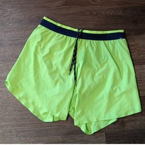 Rabbit Vibrant Lime Men's Athletic Shorts size M